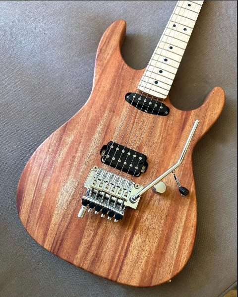 Scotti Hill's latest Brown Guitar.